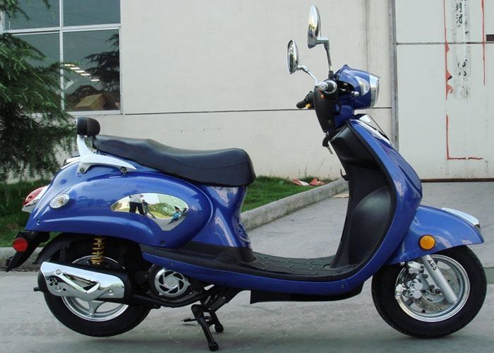 50cc / 125cc পকেট বাইক স্কুটার দুটি আসন, প্রাপ্তবয়স্কদের জন্য 2 হুইল স্কুটার