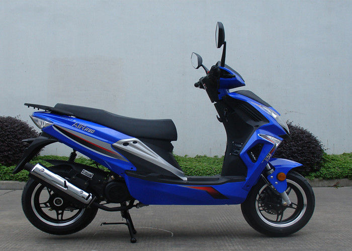 এয়ার কুল্ড অ্যাডাল্ট মোটর স্কুটার 50cc 1 সিলিন্ডার 2 স্ট্রোক 1২ ডিগ্রি ক্লিম্বিং ক্যাপাসিটি