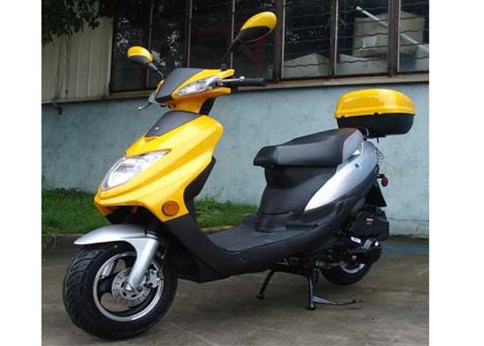 125cc প্রাপ্তবয়স্ক মোটর স্কুটার 4 স্ট্রোক 1 সিলিন্ডার অ্যালুমিনিয়াম রিম চার রঙের বড় রিয়ার বক্স