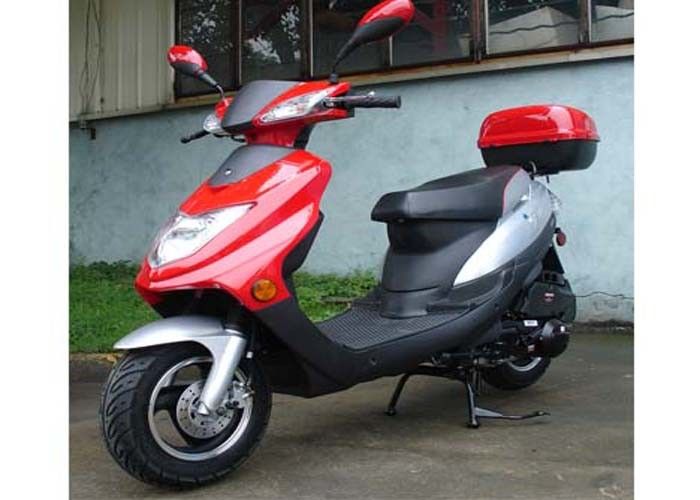125cc প্রাপ্তবয়স্ক মোটর স্কুটার 4 স্ট্রোক 1 সিলিন্ডার অ্যালুমিনিয়াম রিম চার রঙের বড় রিয়ার বক্স