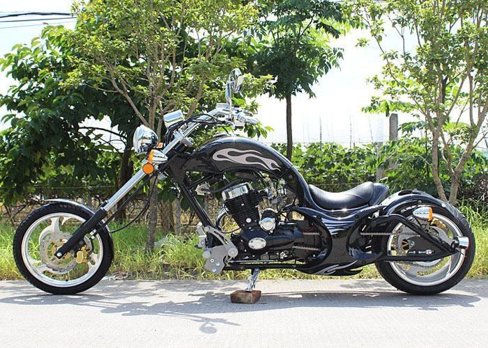 ফাস্ট স্পিড 250cc চপ্পর মোটরসাইকেল হার্লি চপার মোটরসাইকেল চারটি চাকা সহ চারটি রঙ