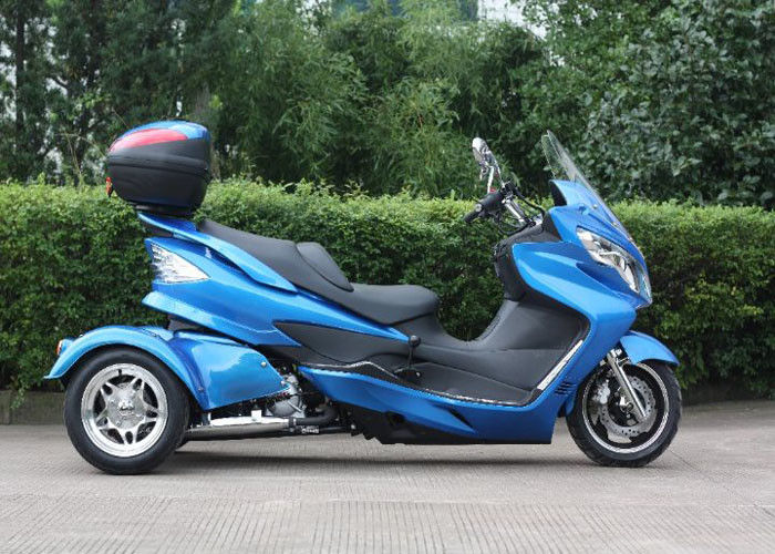 Yamaha ক্লোন 3 হুইল স্কুটার 300cc, সম্পূর্ণ স্বয়ংক্রিয়ভাবে 3 চাকা মোটরবাইক বিপরীত সঙ্গে