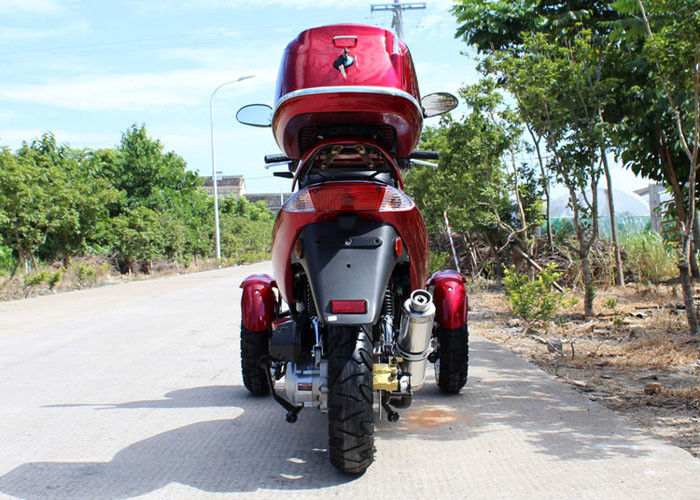 এয়ার কুলড 50cc অ্যাডাল্ট ট্রি হুইল মোটরসাইকেল একক সিলিন্ডার 4 রিয়ার বক্স দিয়ে স্ট্রোক
