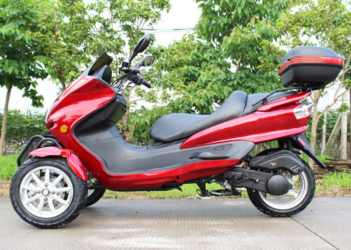 3 চাকা স্কুটার মোটর সাইকেল 150cc 7.0kw 7500r / মিনিট 8 এইচপি ইঞ্জিন / পিছন বাক্সের সাথে