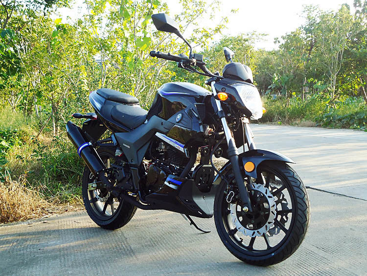 এয়ার শীতল উচ্চ চালিত মোটরসাইকেল 250cc সিঙ্গল লাইট সঙ্গে একক সিলিন্ডার মোটরসাইকেল