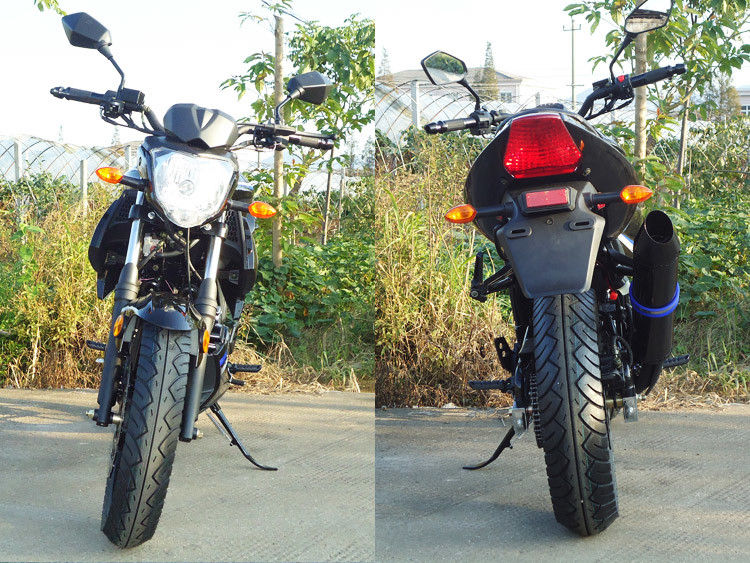 এয়ার শীতল উচ্চ চালিত মোটরসাইকেল 250cc সিঙ্গল লাইট সঙ্গে একক সিলিন্ডার মোটরসাইকেল