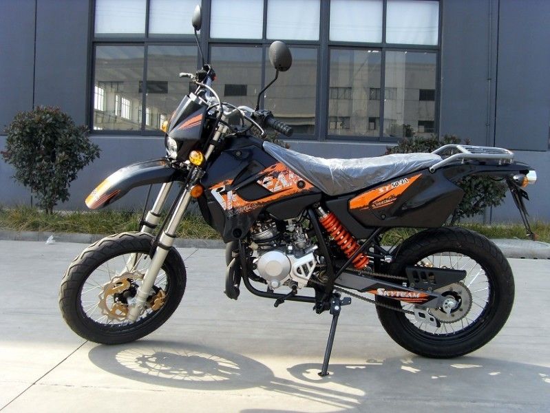 4 স্ট্রোক 50cc স্পোর্টস মোটরসাইকেল সিগন্যাল লাইটস, একক সিলিন্ডার মোটরসাইকেল এয়ার কুলড