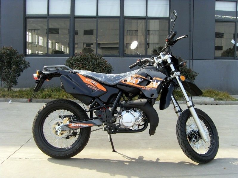 4 স্ট্রোক 50cc স্পোর্টস মোটরসাইকেল সিগন্যাল লাইটস, একক সিলিন্ডার মোটরসাইকেল এয়ার কুলড