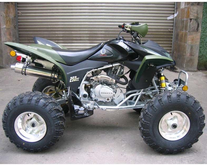 অতিরিক্ত বড় যুবা রেসিং এটিভি 250cc এটিভি চতুর্ভুজ সাইকেল বৈদ্যুতিক স্টার্ট ম্যানুয়াল ক্লাচ