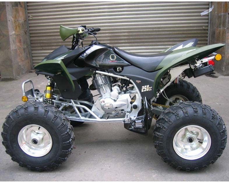 অতিরিক্ত বড় যুবা রেসিং এটিভি 250cc এটিভি চতুর্ভুজ সাইকেল বৈদ্যুতিক স্টার্ট ম্যানুয়াল ক্লাচ