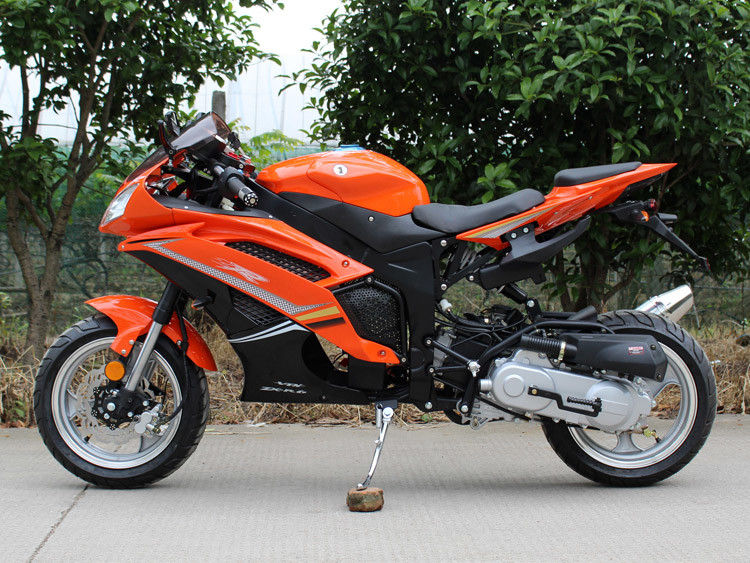 একক সিলিন্ডার 50cc চপ্পর মোটরসাইকেল 60 কিলোমিটার / রোডের জন্য সর্বোচ্চ গতির গতি