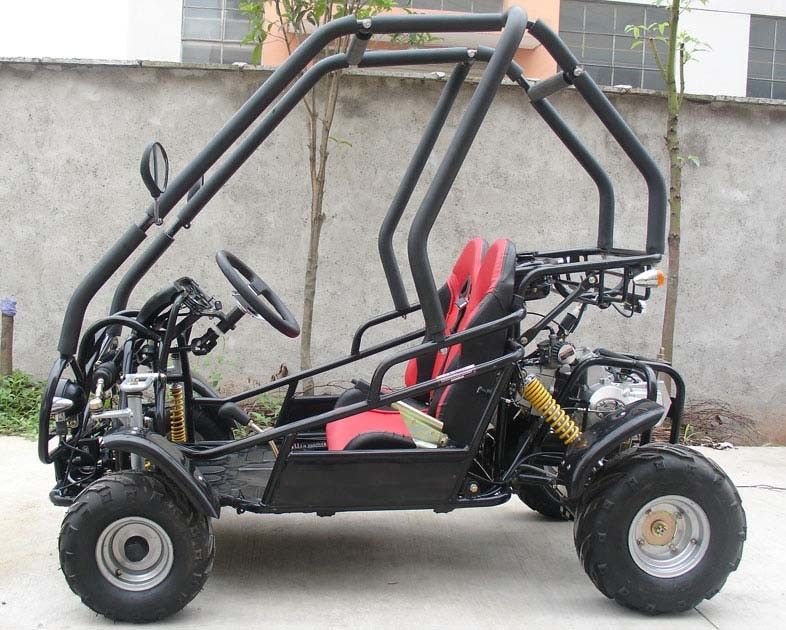 SAMLL 110cc গো কার্ট বাগি / অ্যাডাল্ট অফ রোড গো কার্ট ডাবল অ্যাডজাস্টেবল আসন