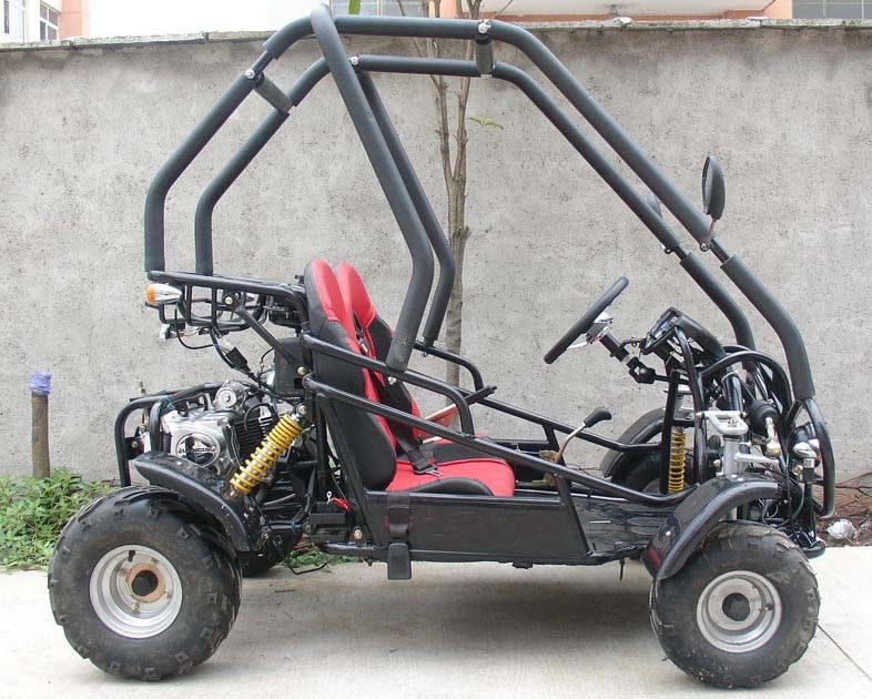 SAMLL 110cc গো কার্ট বাগি / অ্যাডাল্ট অফ রোড গো কার্ট ডাবল অ্যাডজাস্টেবল আসন