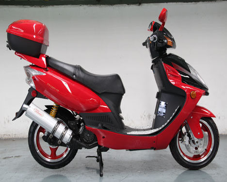 ইলেকট্রনিক্স / ফুট স্টার্ট 150cc 2 হুইল স্কুটার অ্যাডাল্ট / মোটর চালিত স্কুটারের জন্য