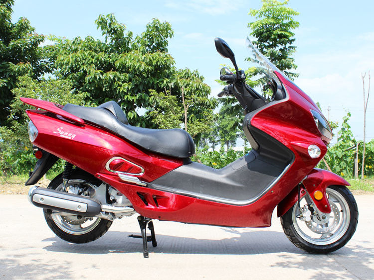 300cc সিভিটি জল শীতল ইঞ্জিন বয়স্ক মোটর স্কুটার ফ্রন্ট ডিস্ক রিয়ার ডিস্ক ব্রেক
