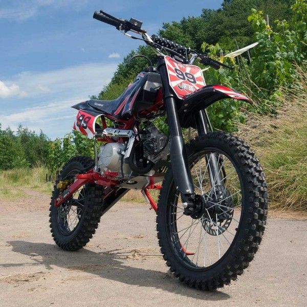 125cc মধ্যম আকারের ময়লা সাইকেল মোটরসাইকেল বৈদ্যুতিক / ম্যানুয়াল ক্লাচ সঙ্গে লাঠি শুরু