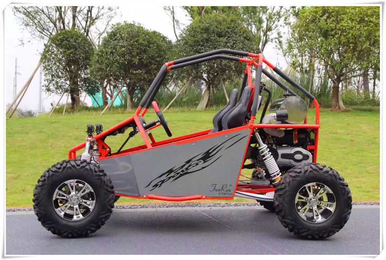 স্বয়ংক্রিয় সিভিটি 300cc 21.46 এইচপি বৈদ্যুতিক বন্ধ রাস্তা যান কার্ট 60mile / এইচ অ্যালুমিনিয়াম রিম সঙ্গে