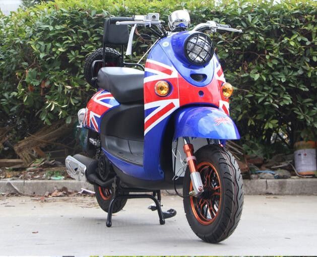 স্ট্রোক এয়ার কুল্ড 150cc অ্যাডাল্ট মোটর স্কুটার ফ্রন্ট ডিস্ক রিয়ার ড্রাম ব্রেক