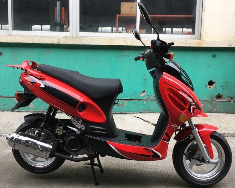 50cc সিভিটি জোরপূর্বক এয়ার কুলড মিনি বাইক স্কুটার ফ্রন্ট ডিস্ক রিয়ার ড্রাম ব্রেক