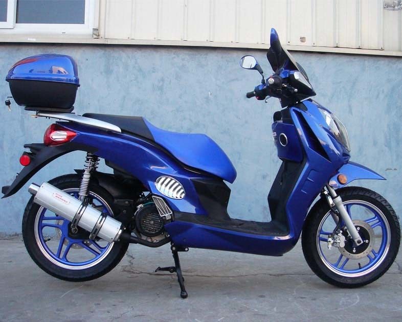 150CC একা সিলিন্ডার এয়ার কুল অ্যাডাল্ট মোটর স্কুটার 4 স্ট্রোক স্কুটার স্বয়ংক্রিয় ক্লাচ