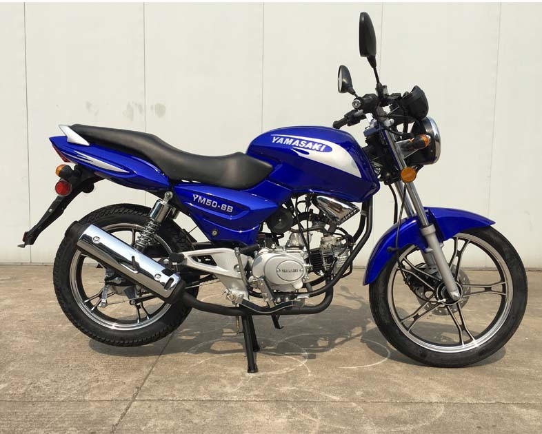 একক সিলিন্ডার ফোর স্ট্রোক মোটরসাইকেল ম্যানুয়াল এয়ার কুলিং সর্বোচ্চ গতি 65km / এইচ 50 সিসি