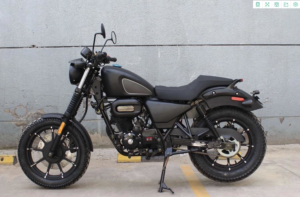 একক সিলিন্ডার এয়ার কুলড 250cc চপার মোটরসাইকেল 4 স্ট্রোক অনুভূমিক প্রকার